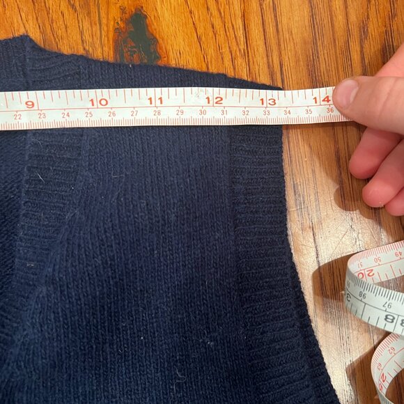 lambs wool Bobbie brooks vintage sweater vest old money style - Picture 6 of 12